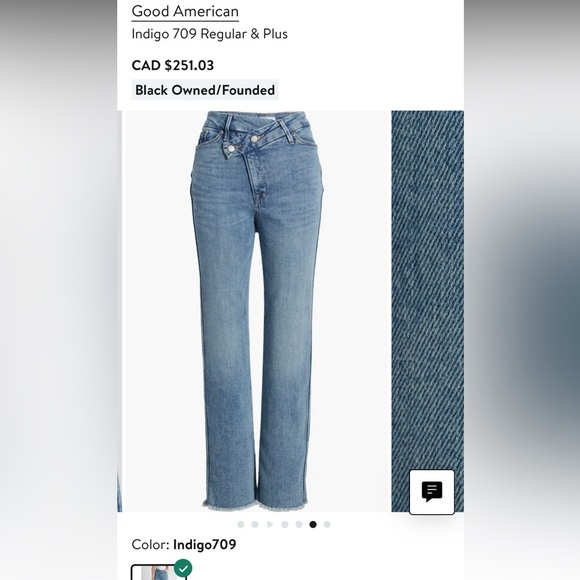 Good American Indigo Jeans - Picture 2 of 6